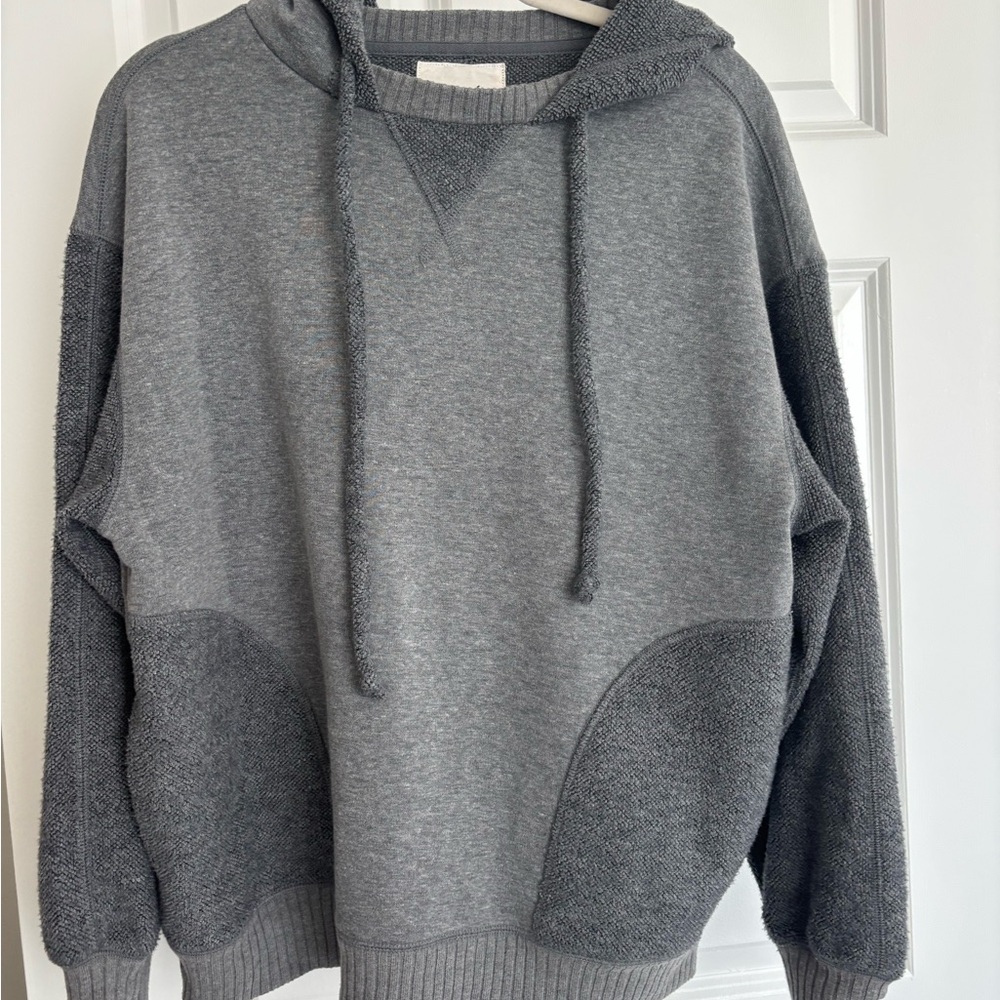 Aerie Hoodie Textured Gray